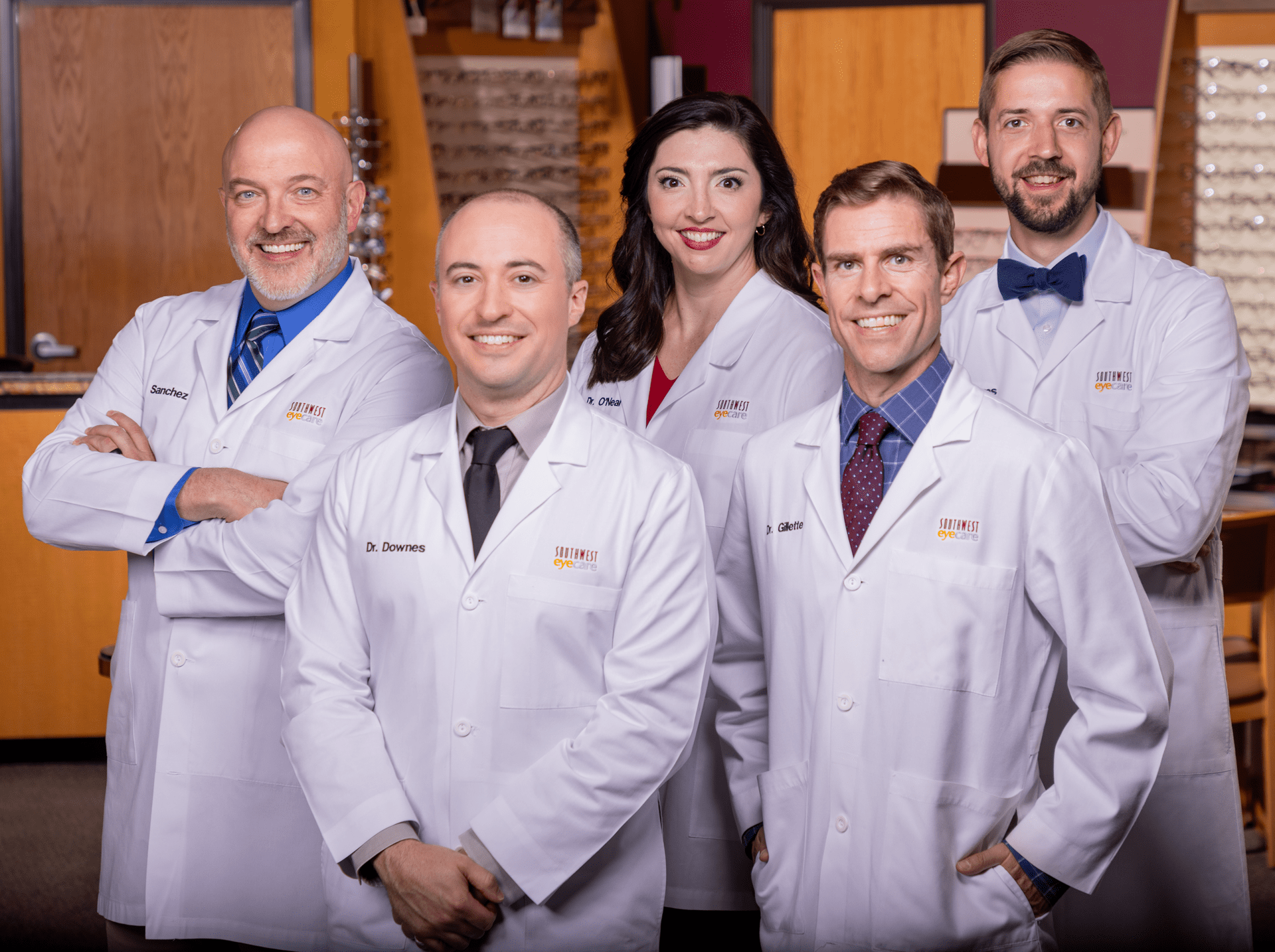 Group photo of The Southwest Eyecare Team in Albuquerque